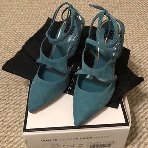 White House Black Mark - Suede Heels -  NWT